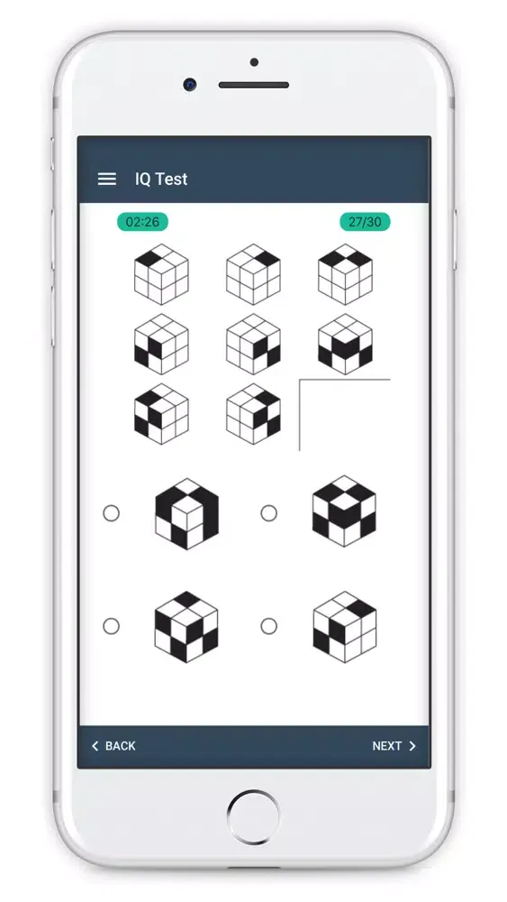 Zrzuty ekranu IQ Test: Brain Test