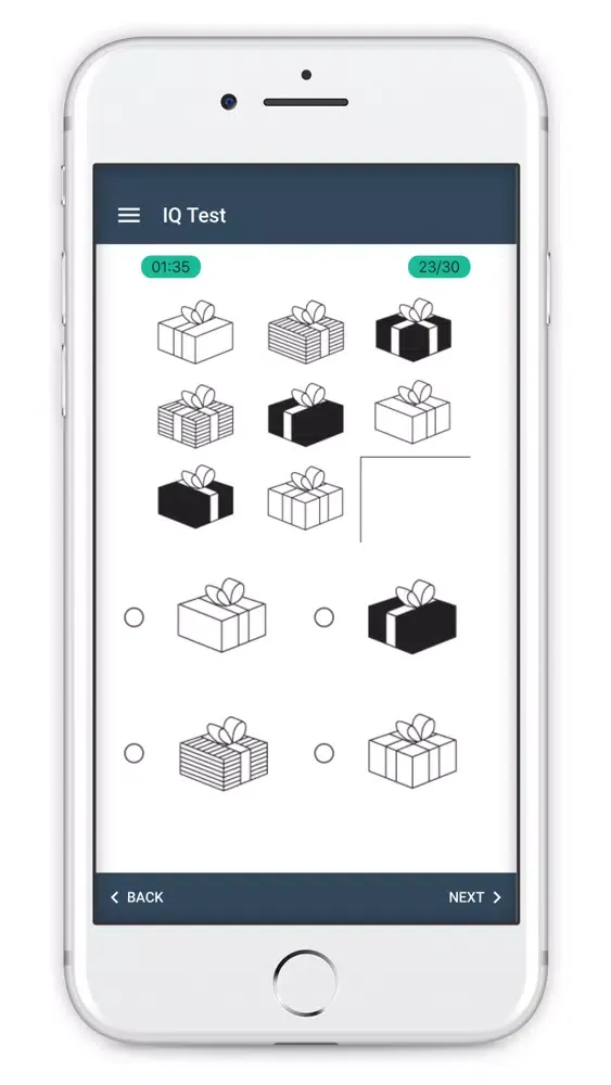 Zrzuty ekranu IQ Test: Brain Test