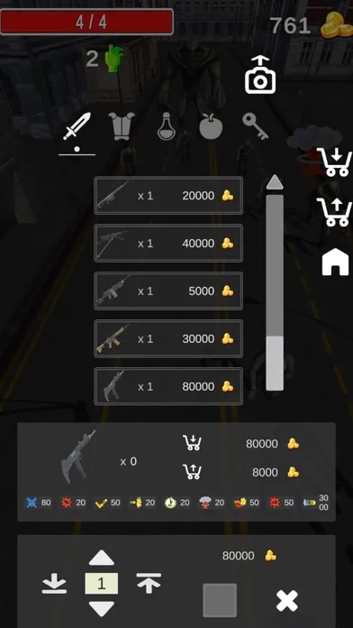 DefenseGameZombieVSSchoolgirl 스크린샷