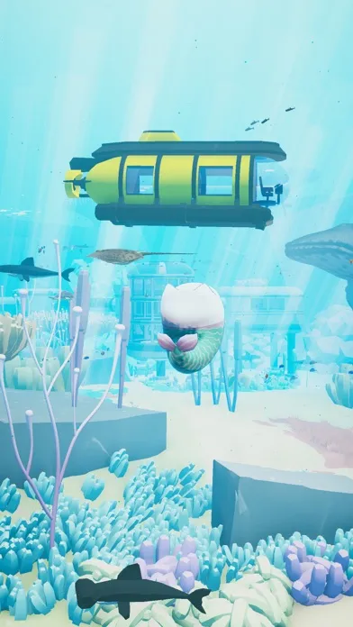 Ảnh chụp màn hình của cat mermaid caring game