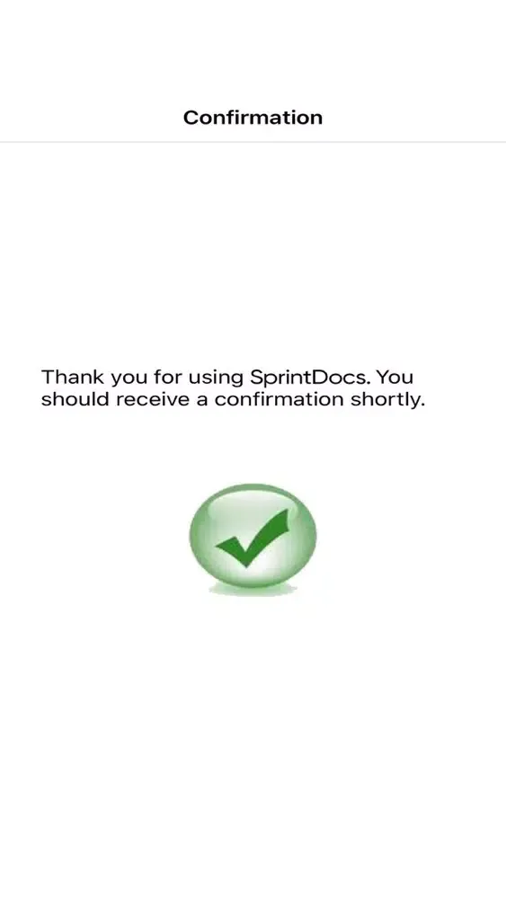 ภาพหน้าจอของ Sprint Docs