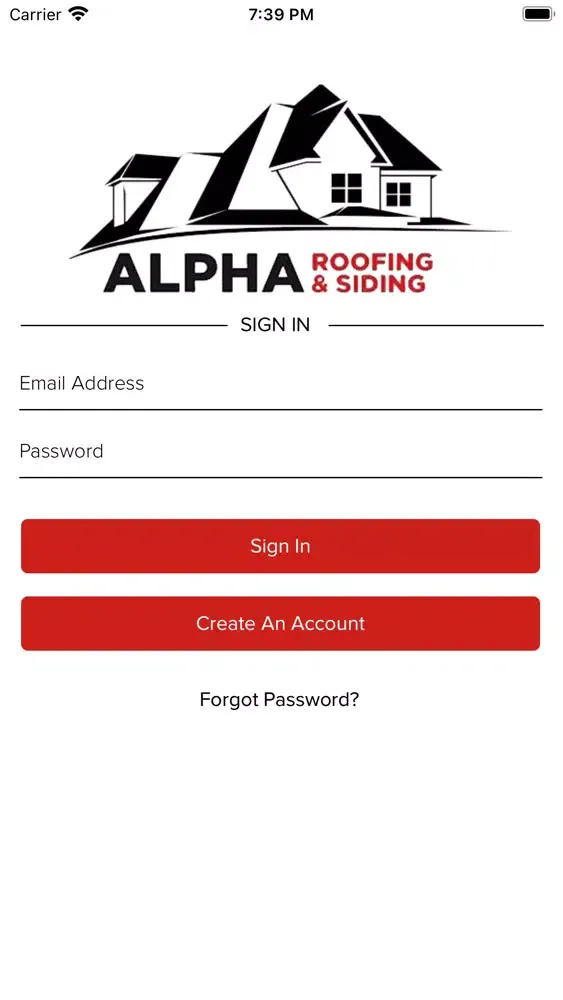 Alpha Roofing & Siding স্ক্রিনশট