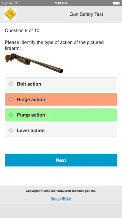 Captures d'écran de Gun Safety Test