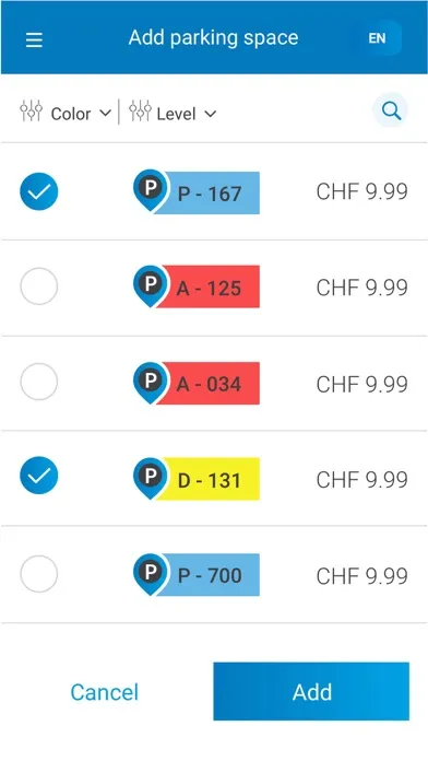 ALPHA Booking スクリーンショット