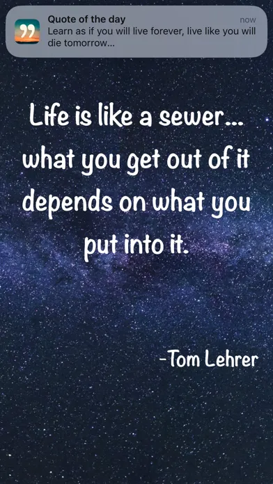 Captures d'écran de Inspiration - Daily Quote