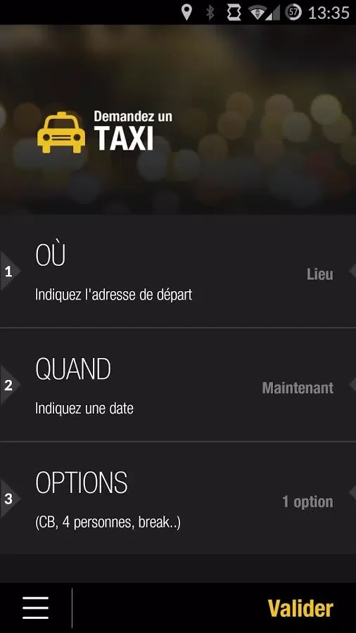 Ảnh chụp màn hình của Alpha Taxis