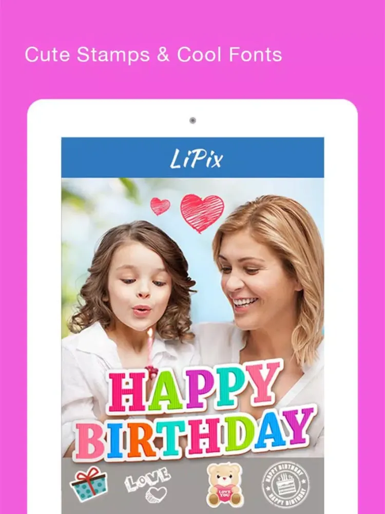 LiPix - Photo Collage Maker, Picture Editor iPad 应用截图