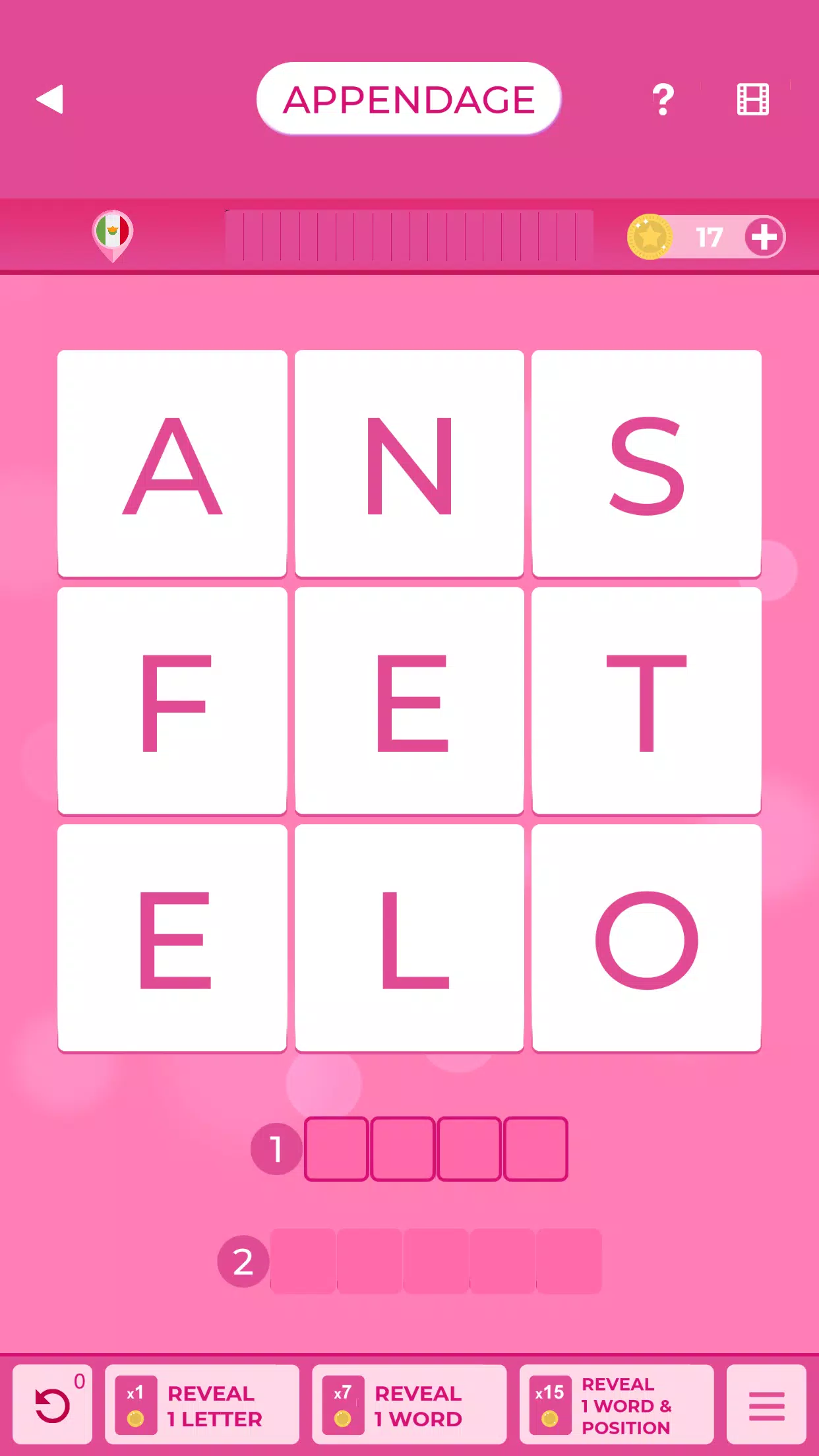 PINK WORD BRAIN Screenshots1