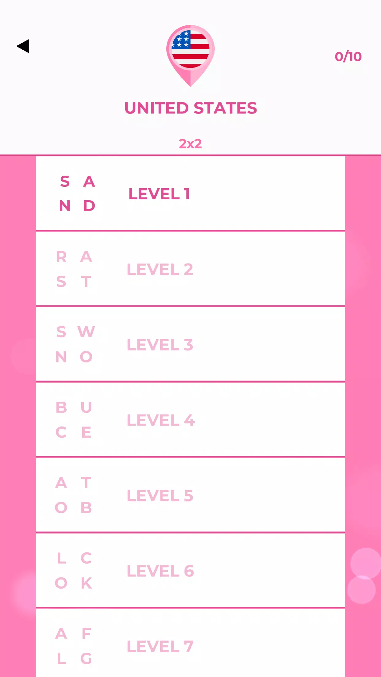 PINK WORD BRAIN Screenshots5
