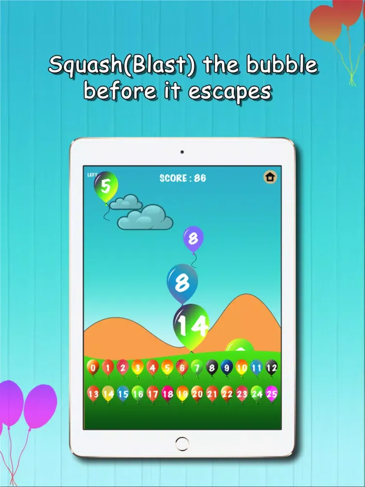Tangkapan layar Bubble Squash iPad 