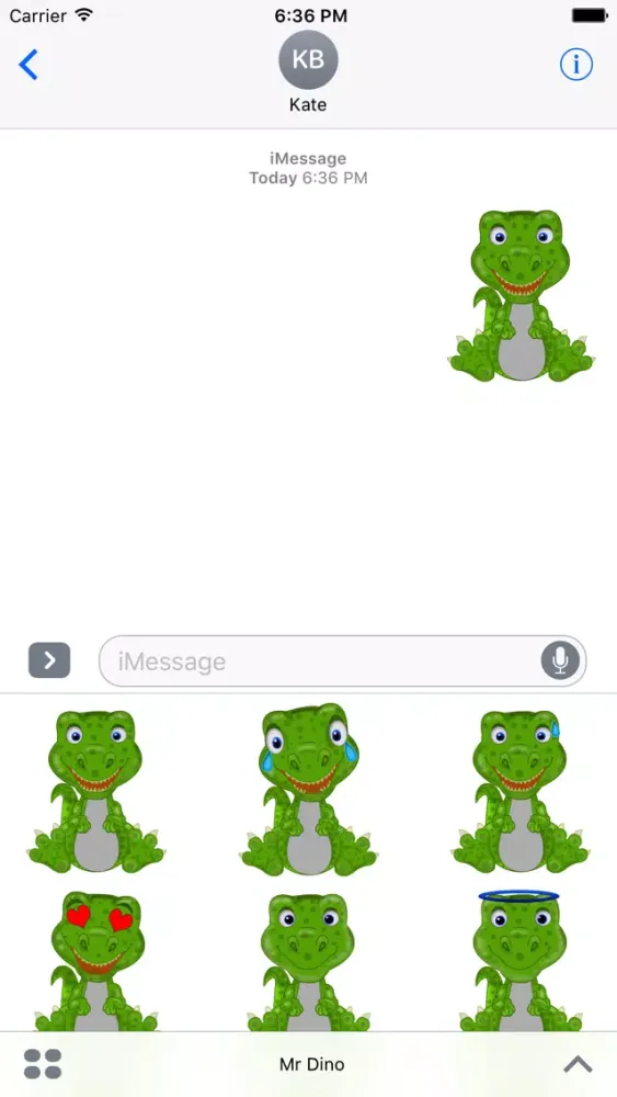 Mr Dino - Funny Stickers سکرین شاٹس