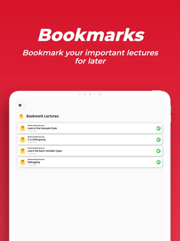 Learn C Programming Tutorials iPad Screenshots