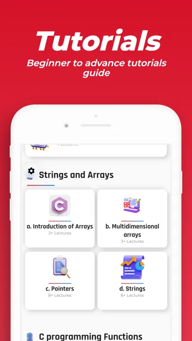 Learn C Programming Tutorials Screenshots