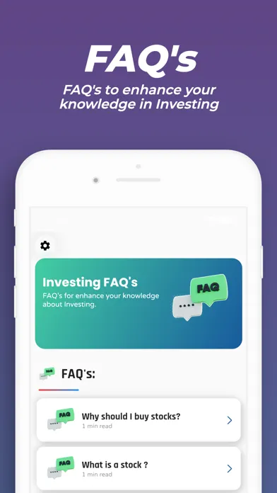 Learn how to invest: TradeArea Screenshots
