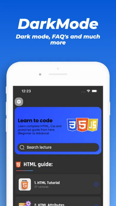 Screenshot di Learn Code Html Css Javascript