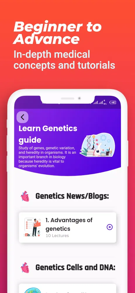 Capturas de tela do Learn Medical Offline | Medico