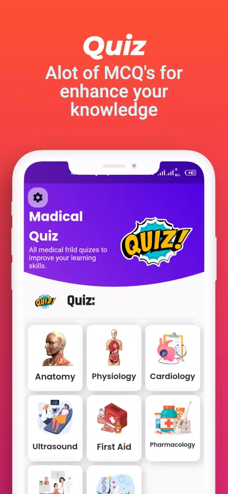 Capturas de tela do Learn Medical Offline | Medico