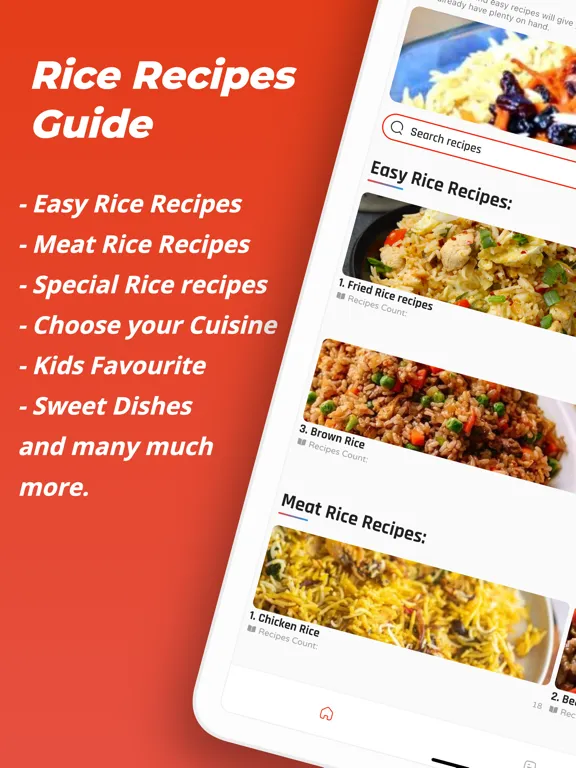 Rice Recipes [Pro] iPad  Screenshots