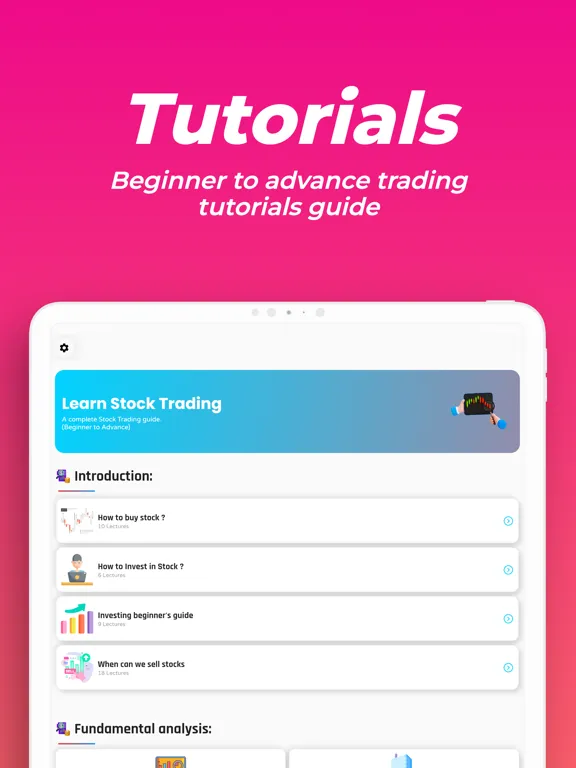 صور Learn Stock Trading iPad 