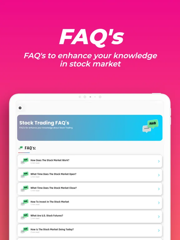 صور Learn Stock Trading iPad 