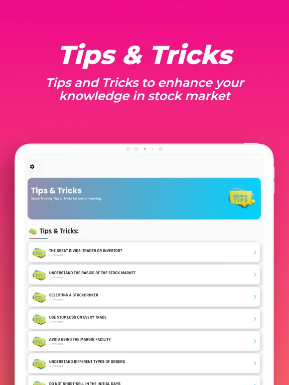 صور Learn Stock Trading iPad 