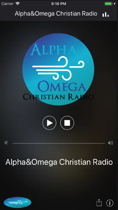 ภาพหน้าจอของ Alpha&Omega Christian Radio