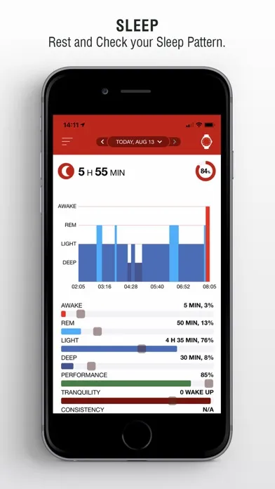 Alpina Smartwatch سکرین شاٹس