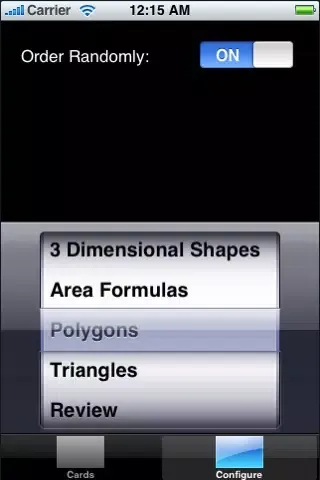 Geometry Facts Flash Cards Screenshots
