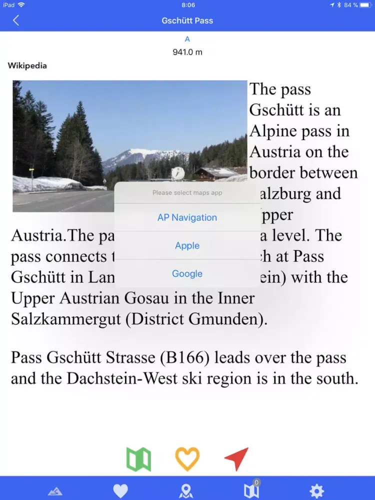 Capturas de tela do Alpine Passes (Alpenpässe) iPad 