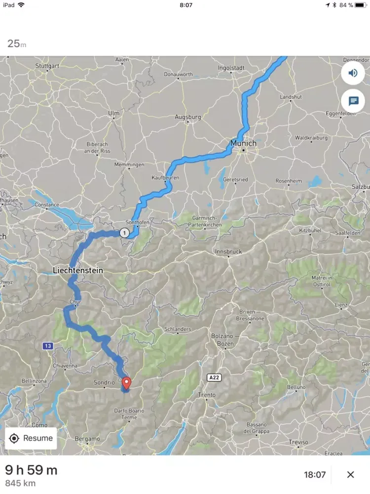 Capturas de tela do Alpine Passes (Alpenpässe) iPad 