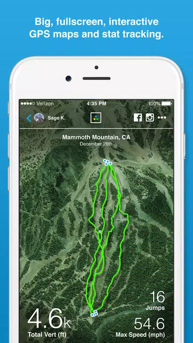Trace Snow - Ski + Snowboard Tracker স্ক্রিনশট
