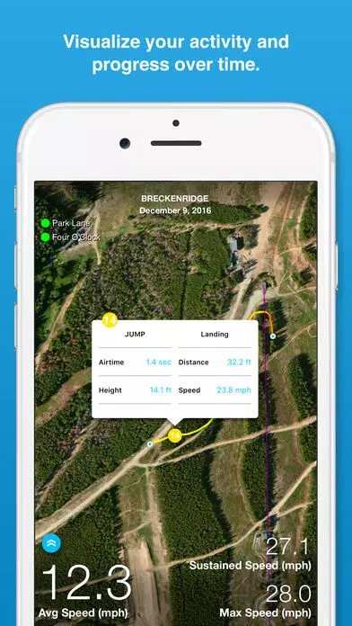 Trace Snow - Ski + Snowboard Tracker স্ক্রিনশট
