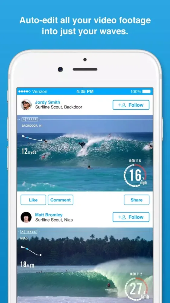 Capturas de pantalla de Trace Surf - Track your surfing