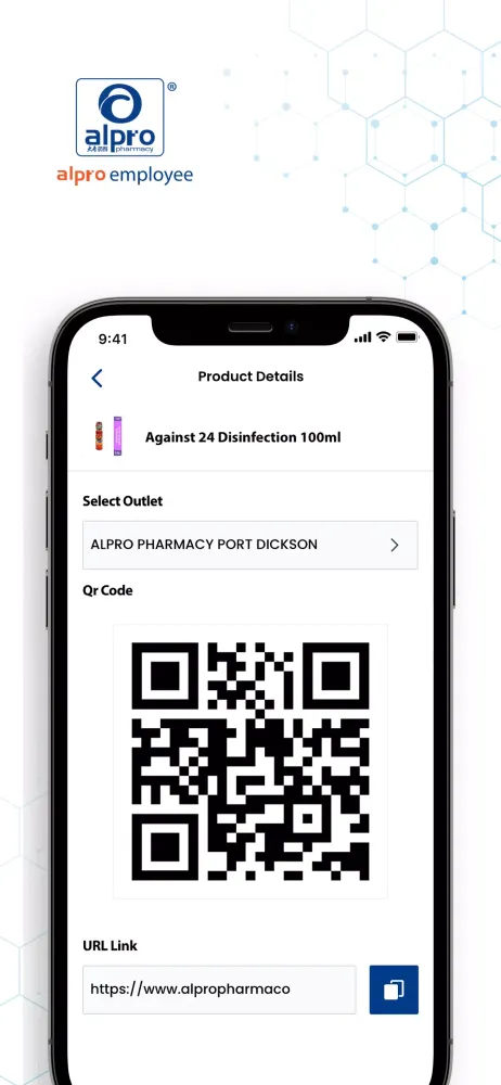 Alpro Employee App Screenshots