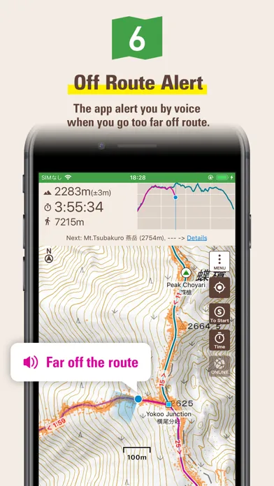 Tangkapan layar Japan Alps Hiking Map