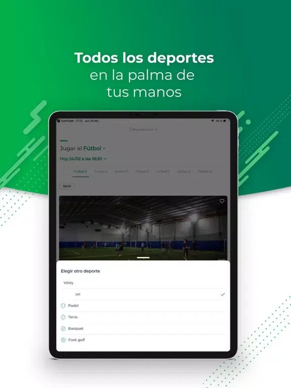 Alquila Tu Cancha iPad  Ekran Görüntüleri