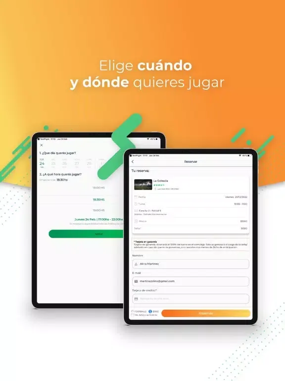 Alquila Tu Cancha iPad  Ekran Görüntüleri