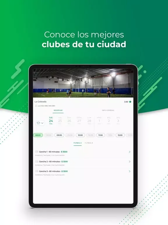 Alquila Tu Cancha iPad  Ekran Görüntüleri