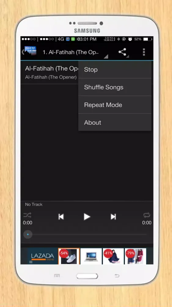 Zrzuty ekranu AL Quran Offline Full Mp3