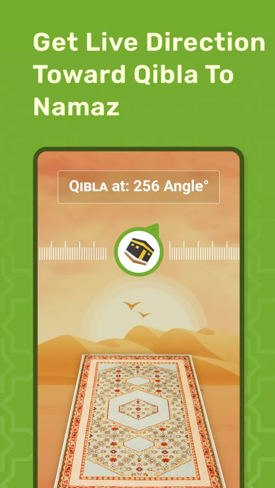 Qibla Direction - Prayer Times Screenshots