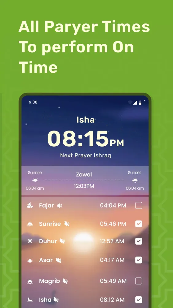 Qibla Direction - Prayer Times Screenshots