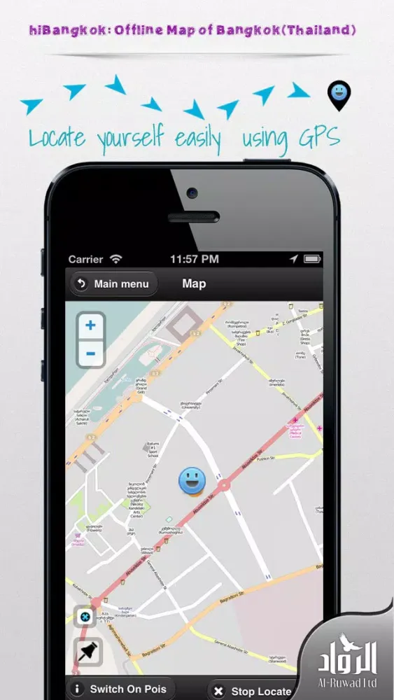 hiBangkok: Offline Map of Bangkok(Thailand) سکرین شاٹس