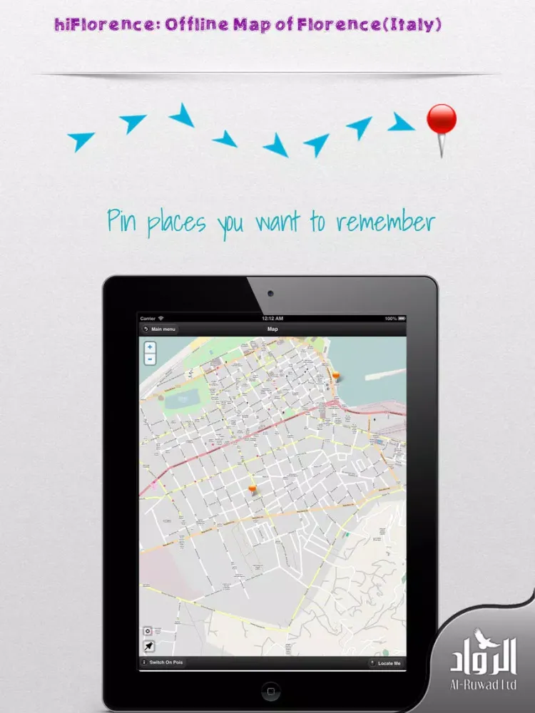 hiFlorence: Offline Map of Florence (Italy) iPad  Ekran Görüntüleri