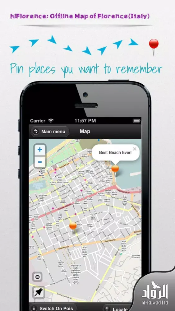 hiFlorence: Offline Map of Florence (Italy) Ekran Görüntüleri