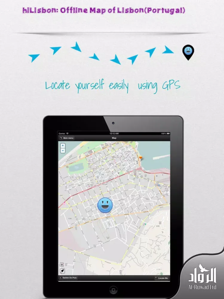 Скриншоты hiLisbon: Offline Map of Lisbon (Portugal) iPad 