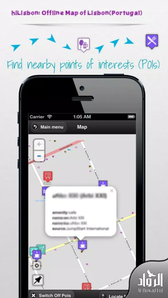 Скриншоты hiLisbon: Offline Map of Lisbon (Portugal)