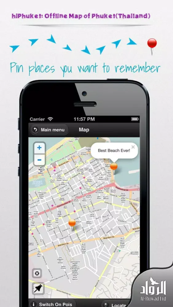 hiPhuket: Offline Map of Phuket (Thailand) স্ক্রিনশট