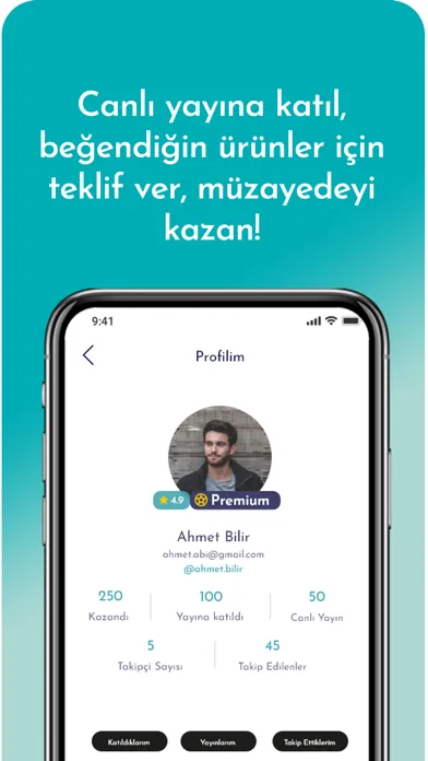 Capturas de tela do Bidsee - Online Müzayede