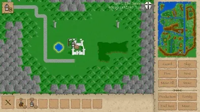 Capturas de tela do Warlords Classic Strategy