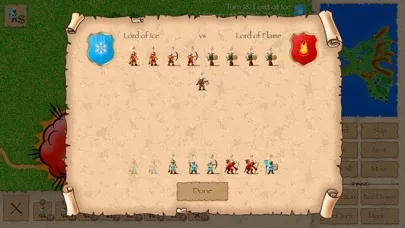 Capturas de tela do Warlords Classic Strategy